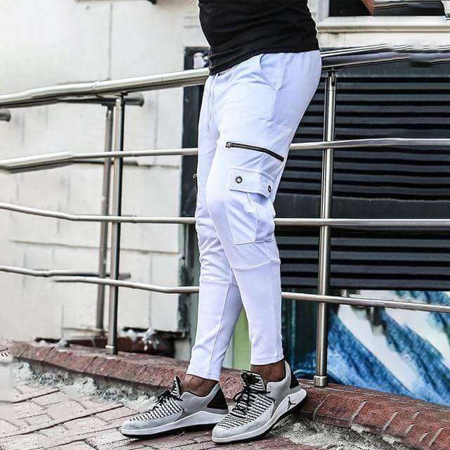 Pantaloni Jogging Uomo Cotone con Coulisse e Tasche Comodi