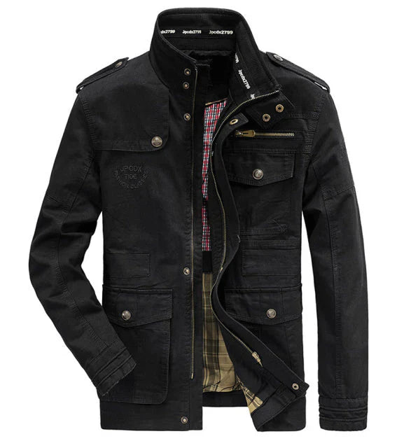 Giacca Uomo con Tasche Multiple Leggera e Resistente