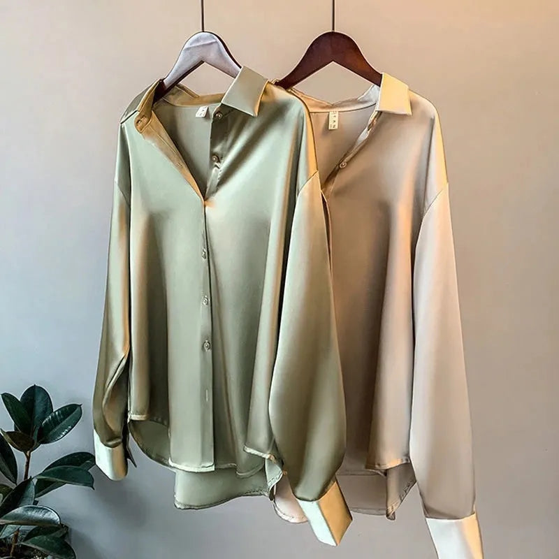 Blusa Donna Oversize Manica Lunga Casual - Brentozzi