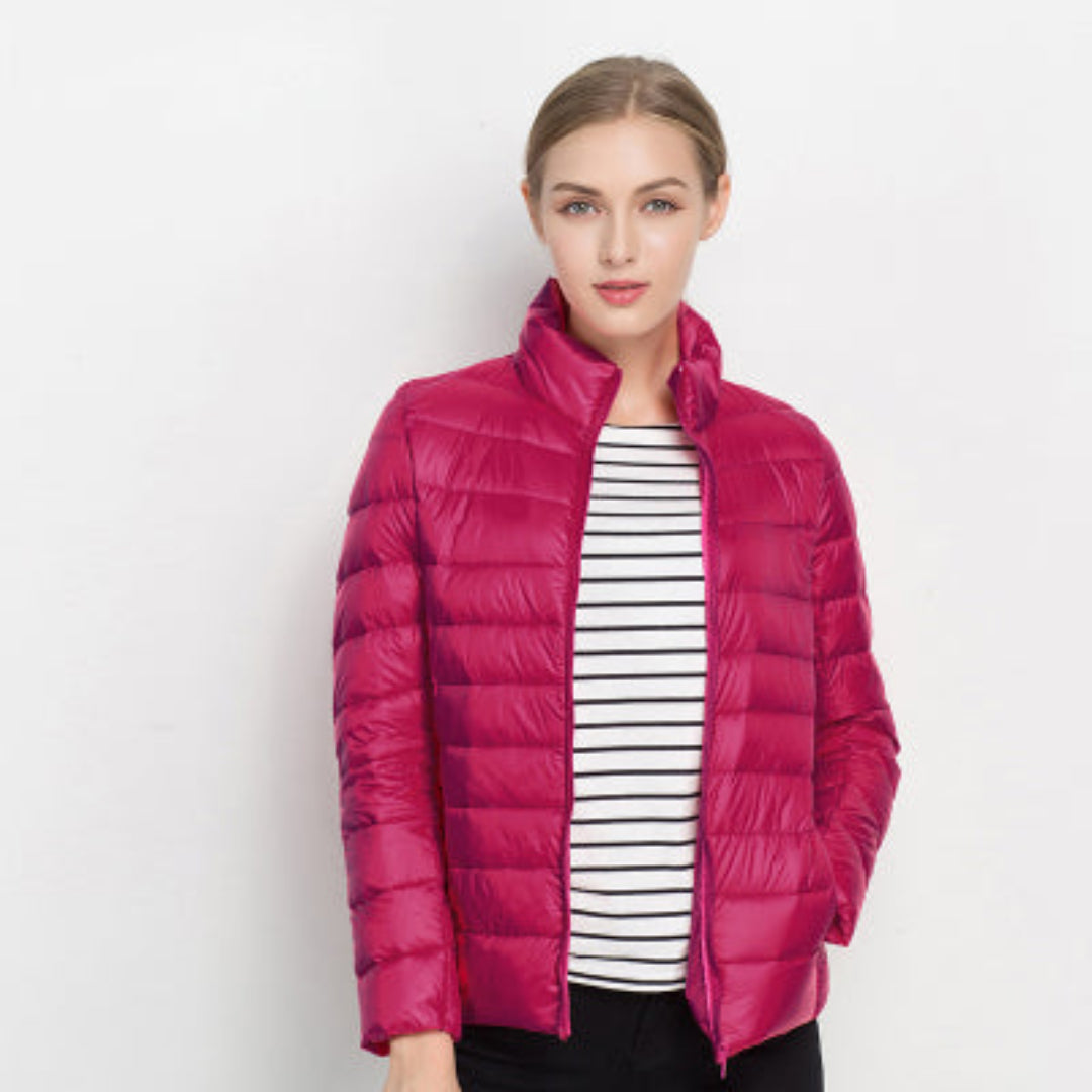Giacca Imbottita Donna Manica Lunga Isolante