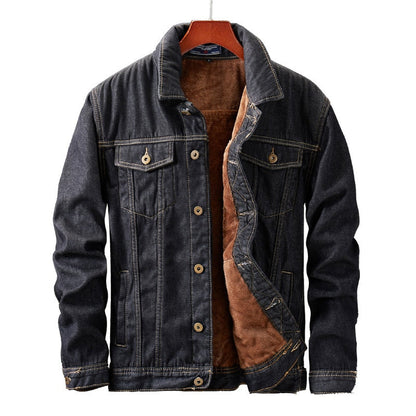 Giacca Denim Uomo con Fodera Sherpa Calda e Casual - Brentozzi