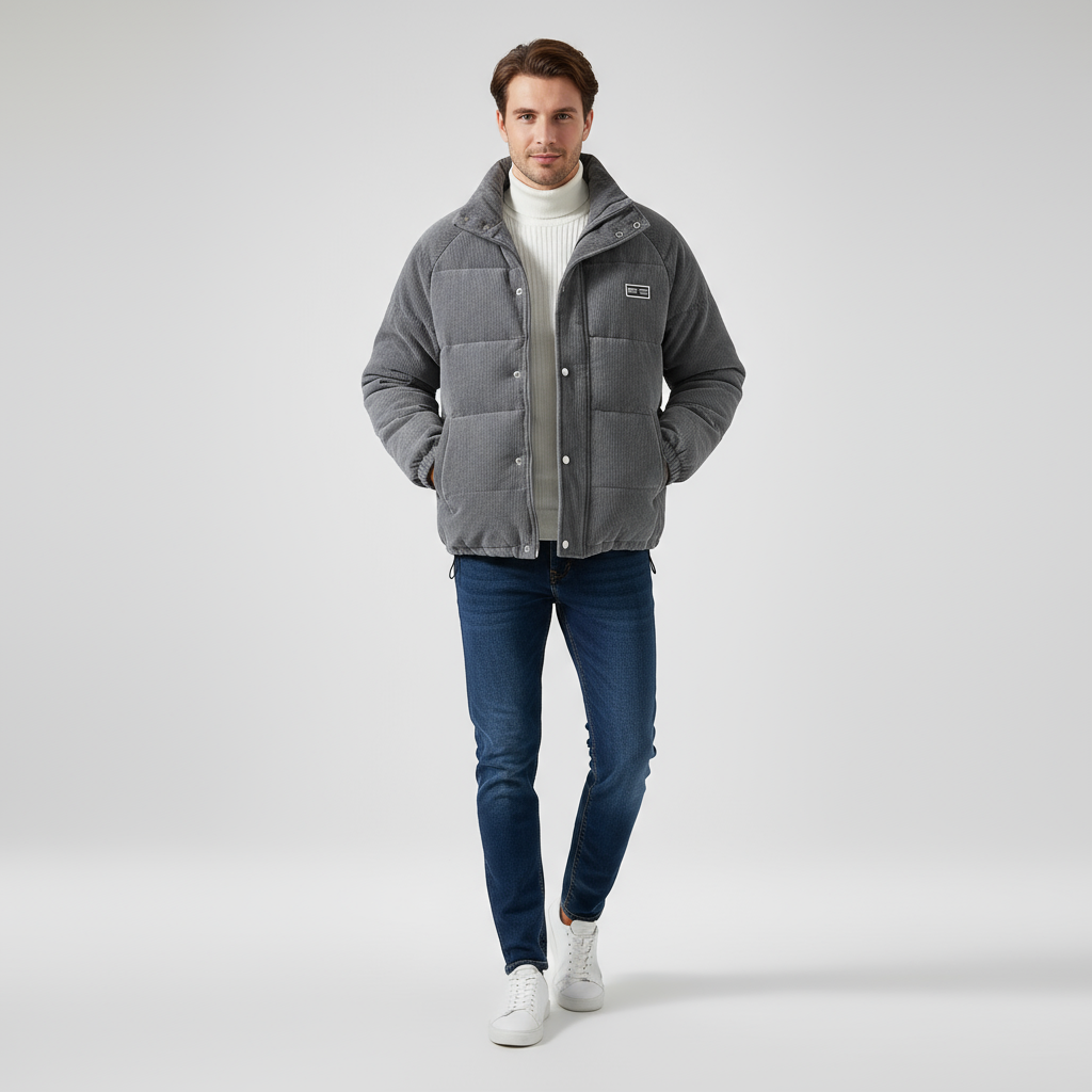 Giacca Invernale Uomo Strutturata Linea Pulita - Brentozzi