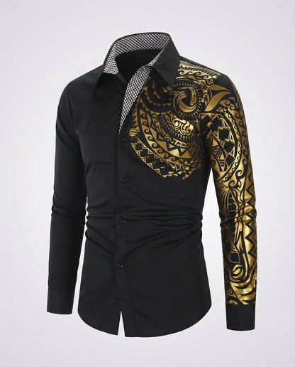 Camicia Uomo Casual Quadri Taglio Slim