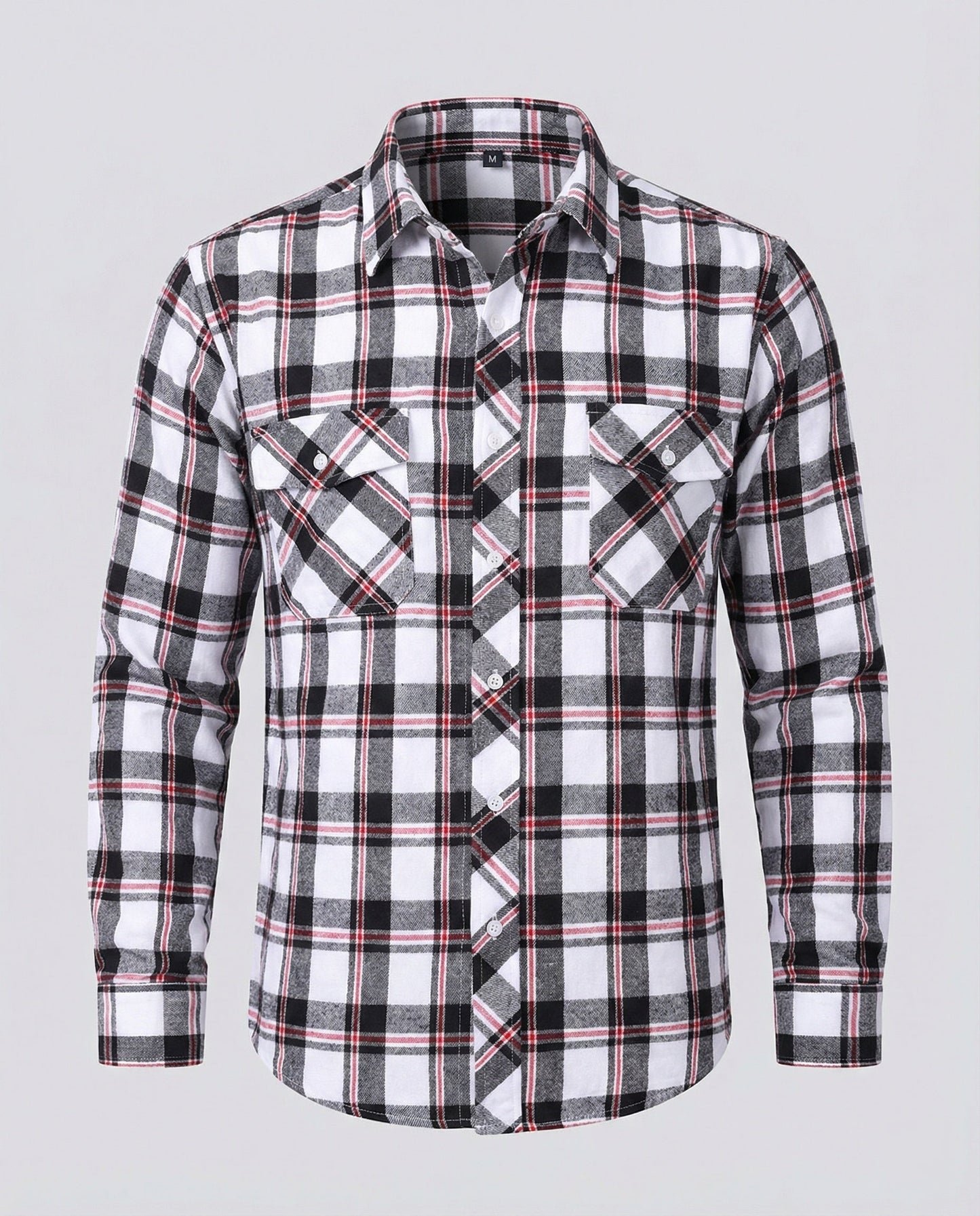 Camicia Uomo Flanella Quadri Casual