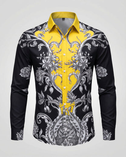 Camicia Uomo Business Manica Lunga Rigata Slim Fit