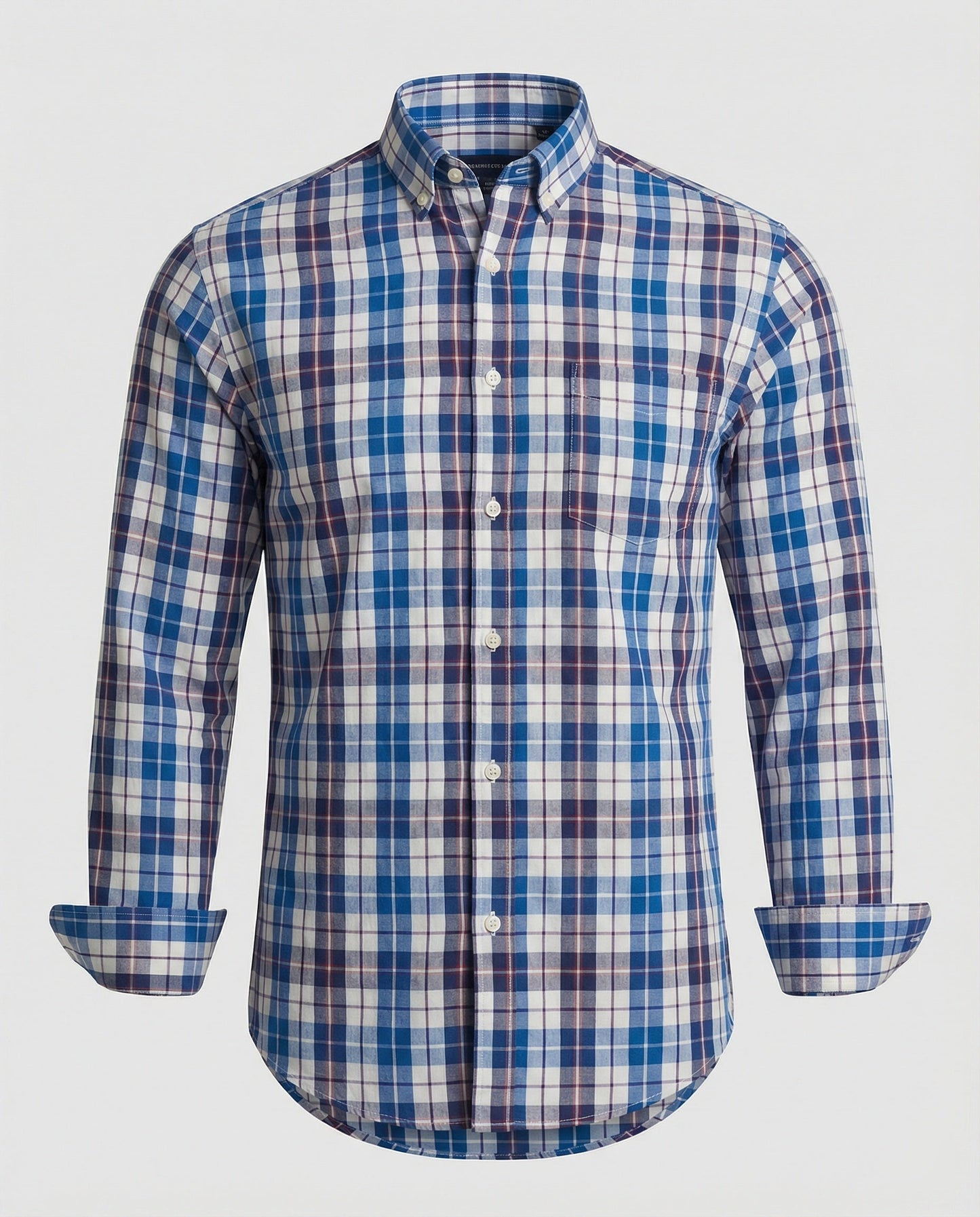Camicia Uomo Flanella Manica Lunga Quadri