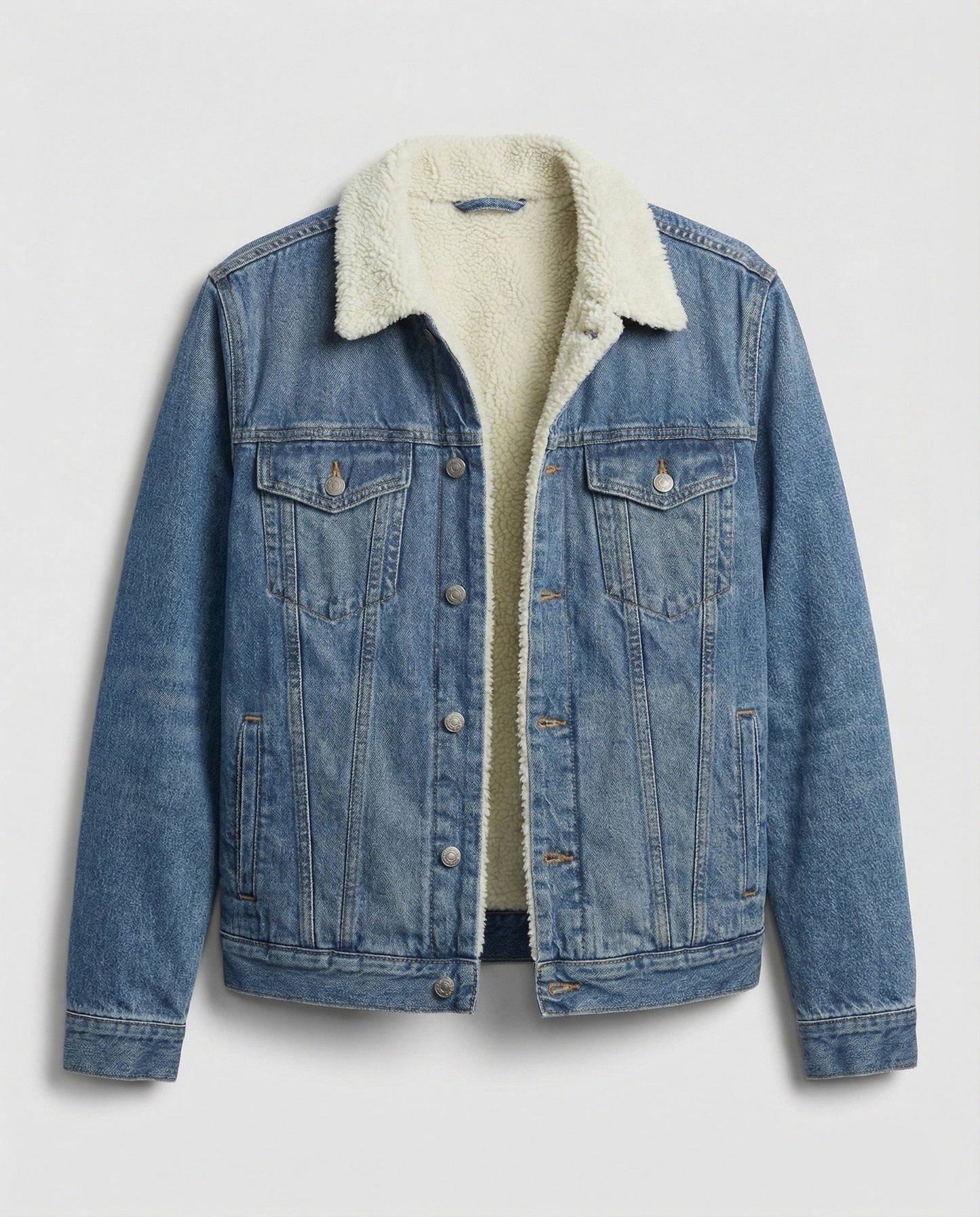 Giacca Denim Uomo Invernale Calda