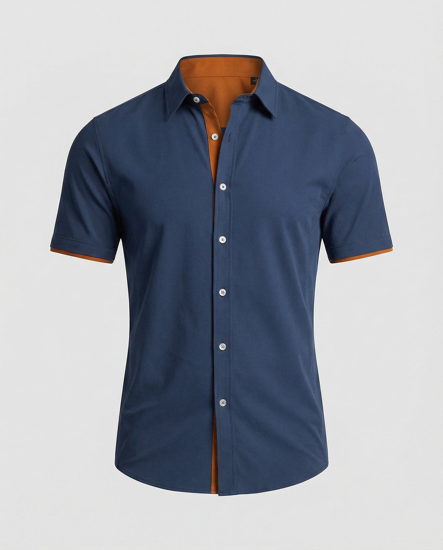 Camicia Uomo Manica Corta Stile Moderno