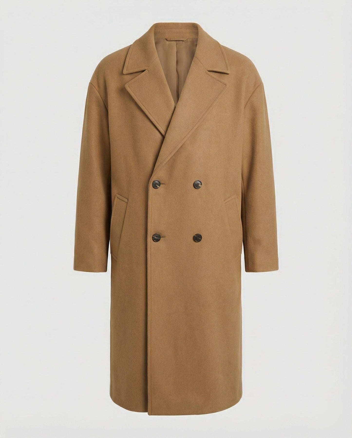 Cappotto Uomo Effetto Lana Stile Elegante
