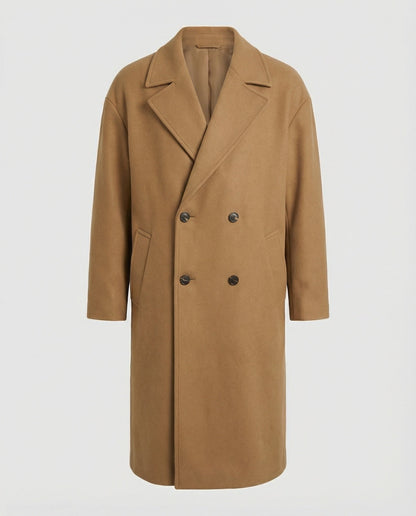 Cappotto Uomo Effetto Lana Stile Elegante