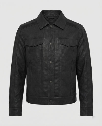 Giacca Biker Uomo in Pelle Corto - Brentozzi