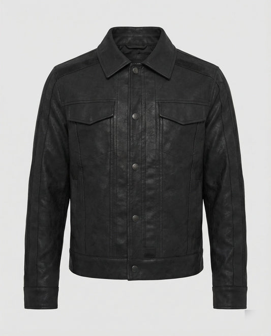 Giacca Biker Uomo in Pelle Corto - Brentozzi