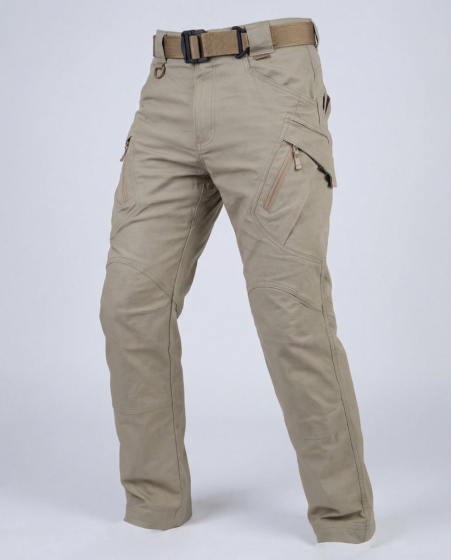 Pantaloni Uomo Outdoor Tessuto Tecnico Comfort Elasticità