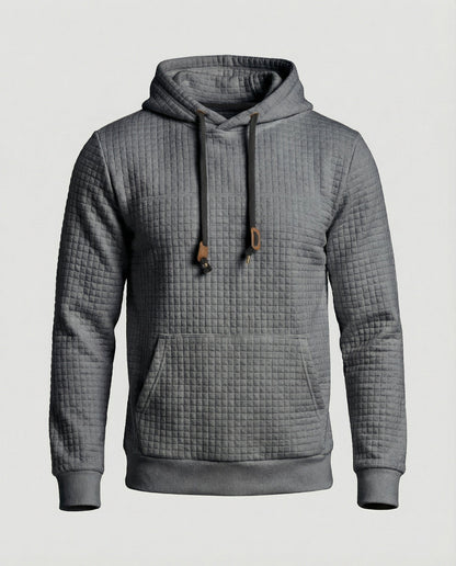 Felpa Uomo Casual con Cappuccio Regular Fit