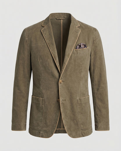 Blazer Uomo in Velluto a Costine Classico
