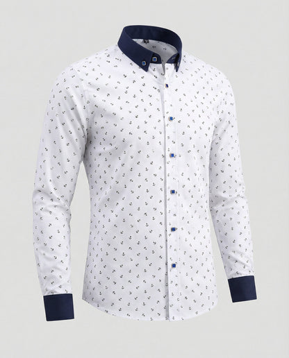 Camicia Uomo Business Slim Colletto Kent