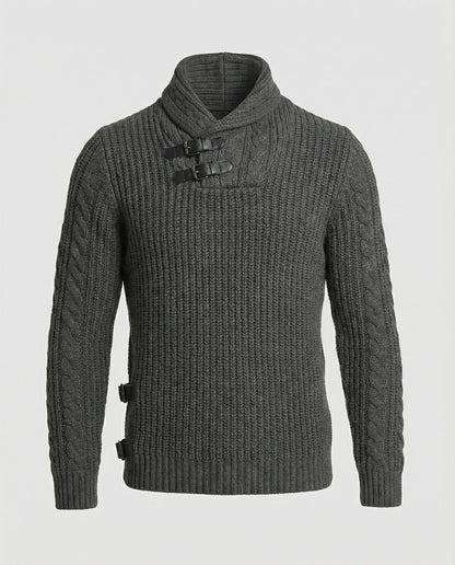 Maglione Uomo Maglia Asimmetrica Stile Casual