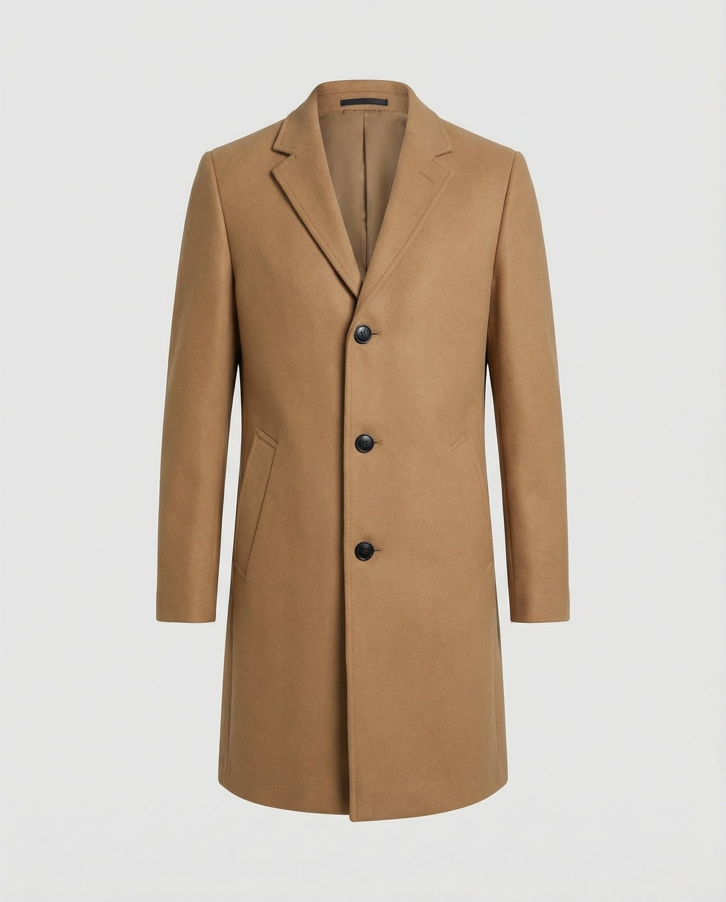 Cappotto Uomo in Lana Stile Trench Elegante