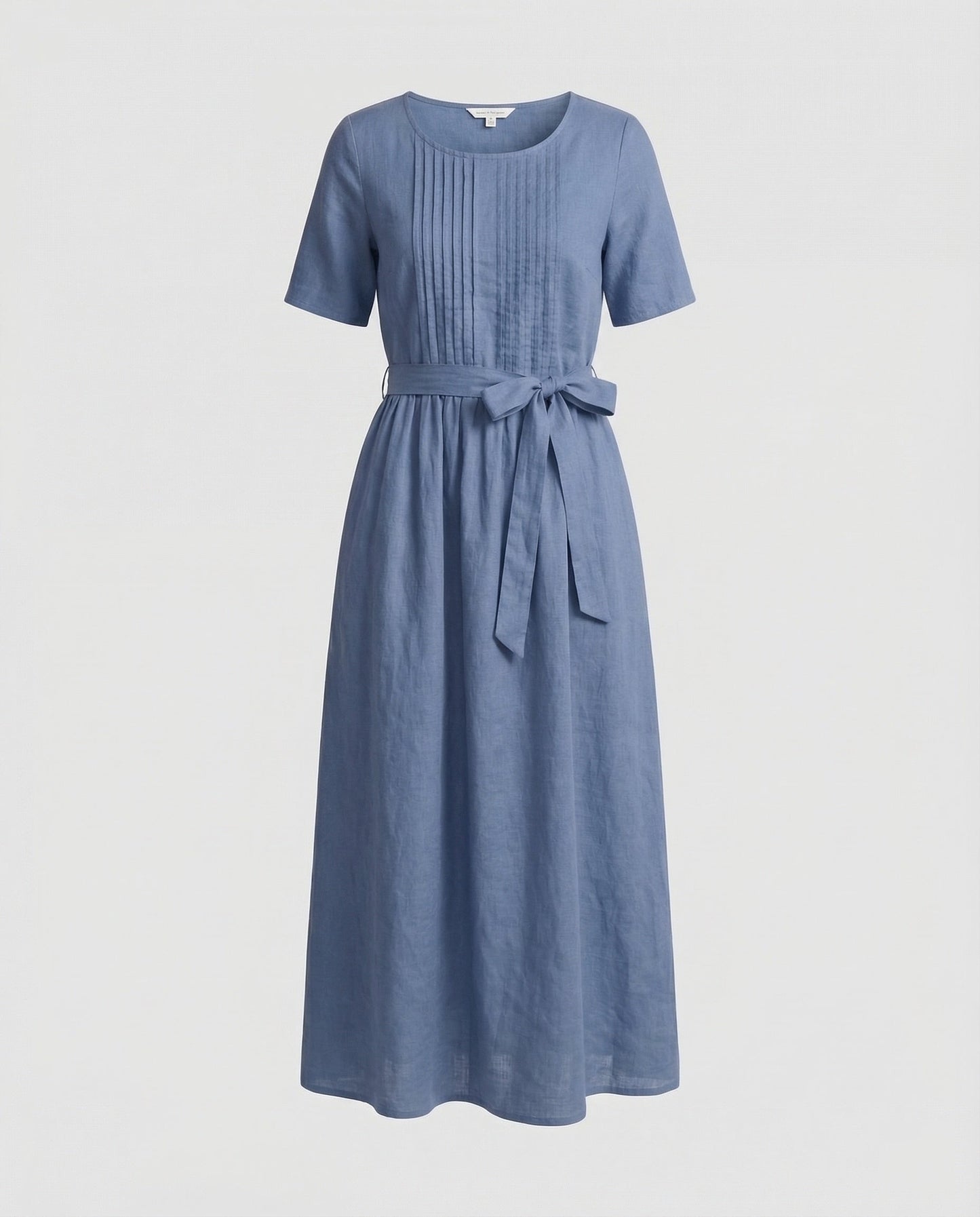 Abito Lino Donna Maxidress con Cintura - Brentozzi