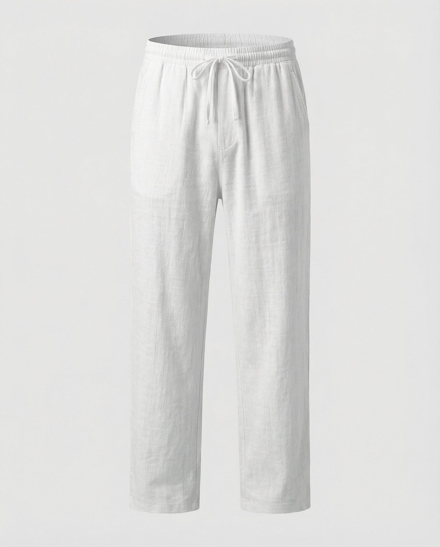 Pantaloni Lino Uomo Vestibilità Comoda