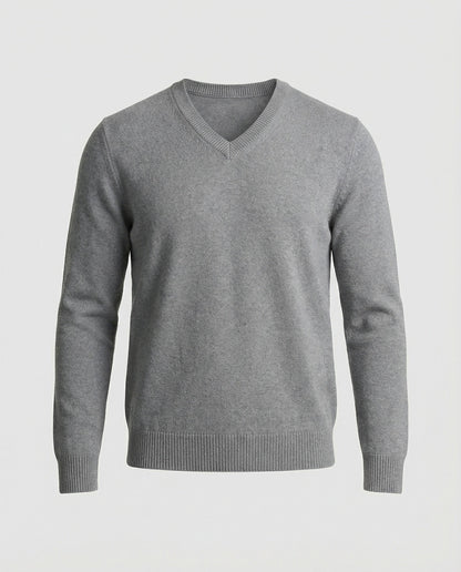 Maglione Uomo in Maglia Sottile Scollo a V