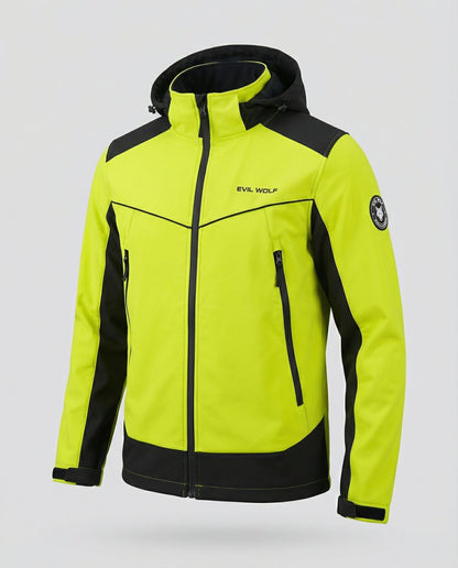 Giacca Outdoor Uomo Impermeabile Riflettente