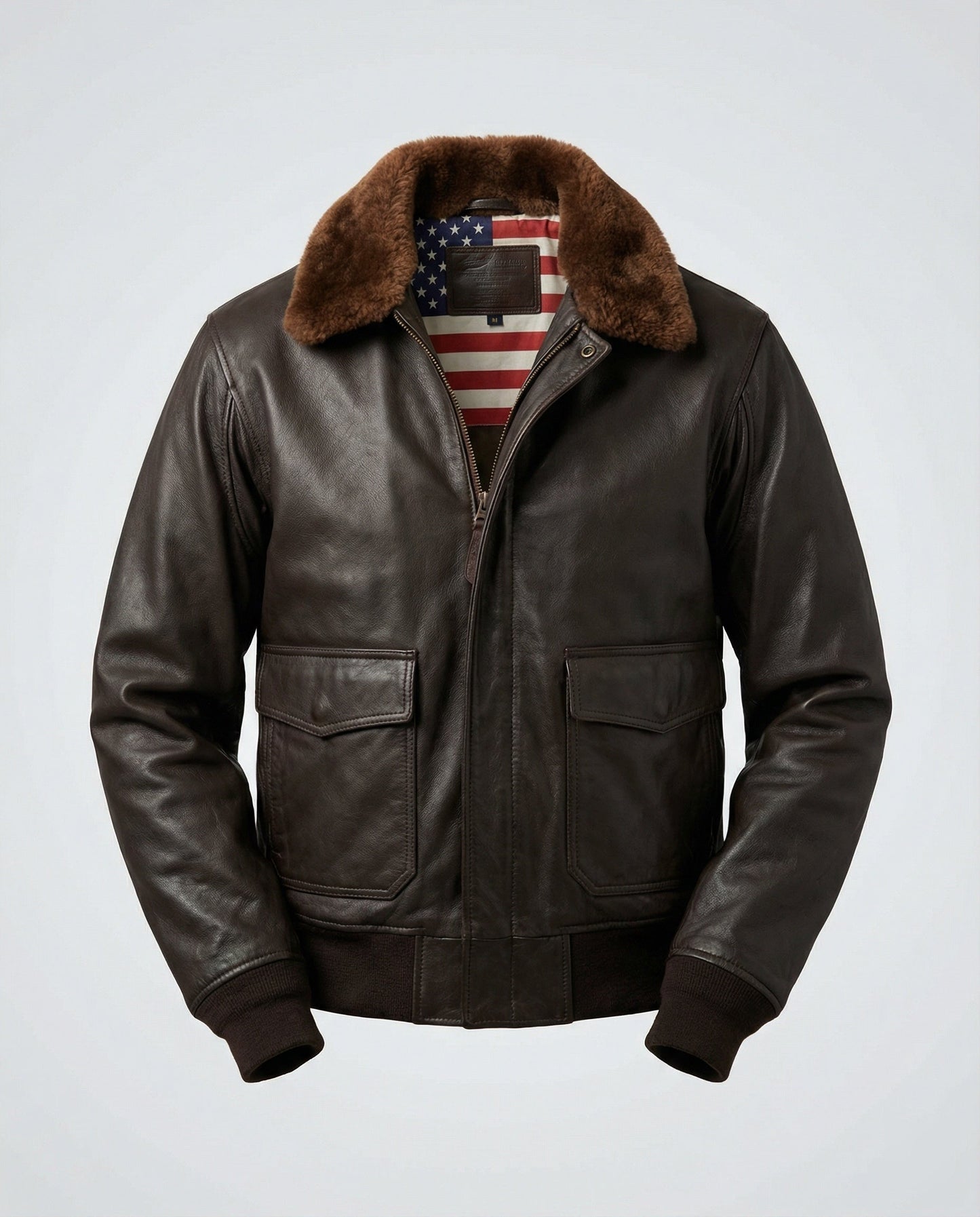 Giacca Pelle Uomo Calda Stile Casual
