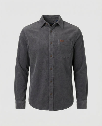 Camicia Uomo in Velluto a Costine Classica