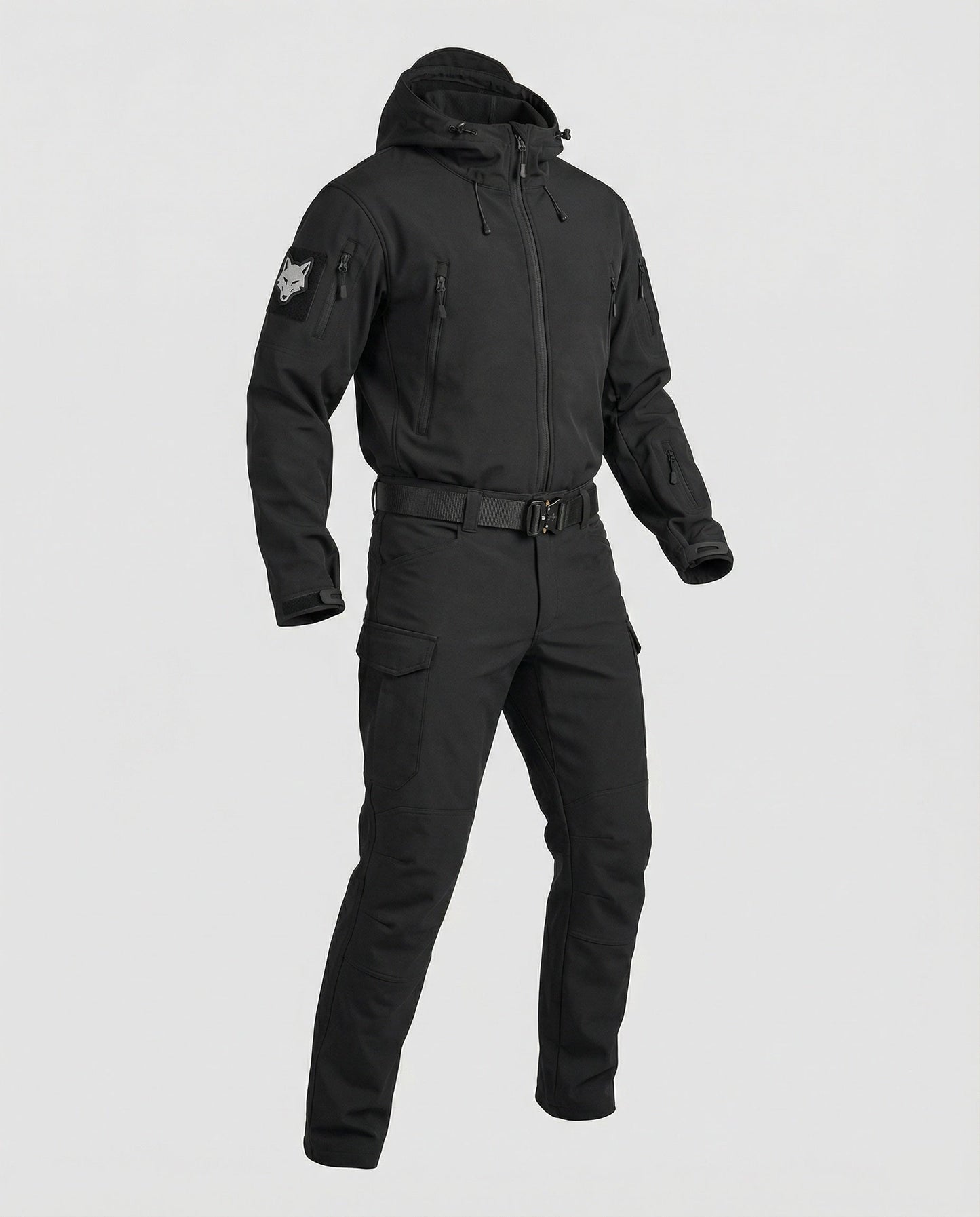 Giacca e Pantaloni Outdoor Uomo Tessuto Tecnico Impermeabile