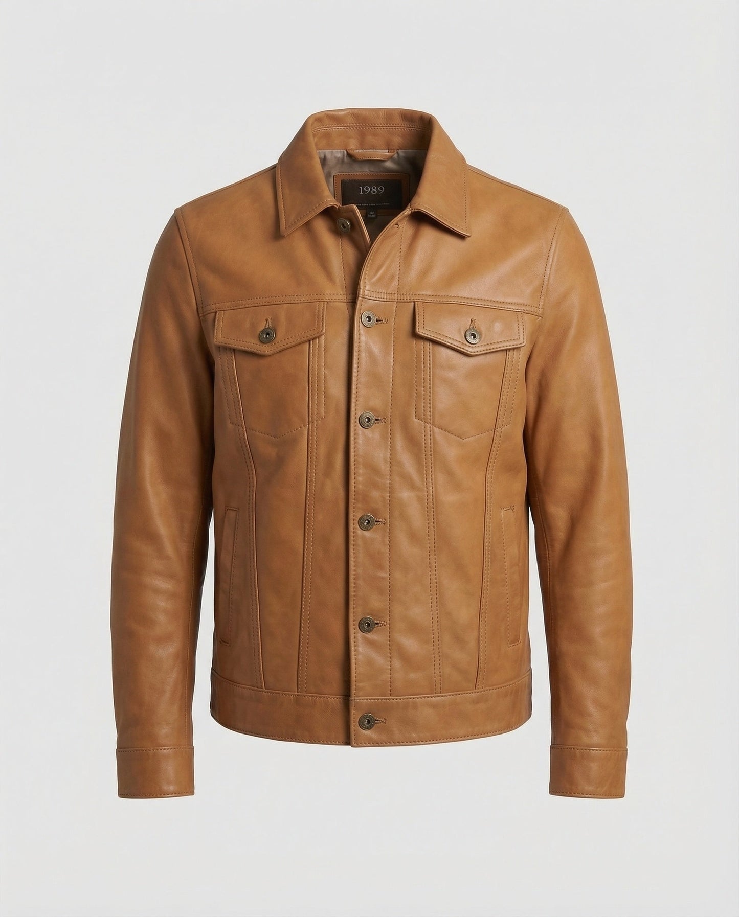 Giacca Termica Uomo in Ecopelle Regular Fit - Brentozzi