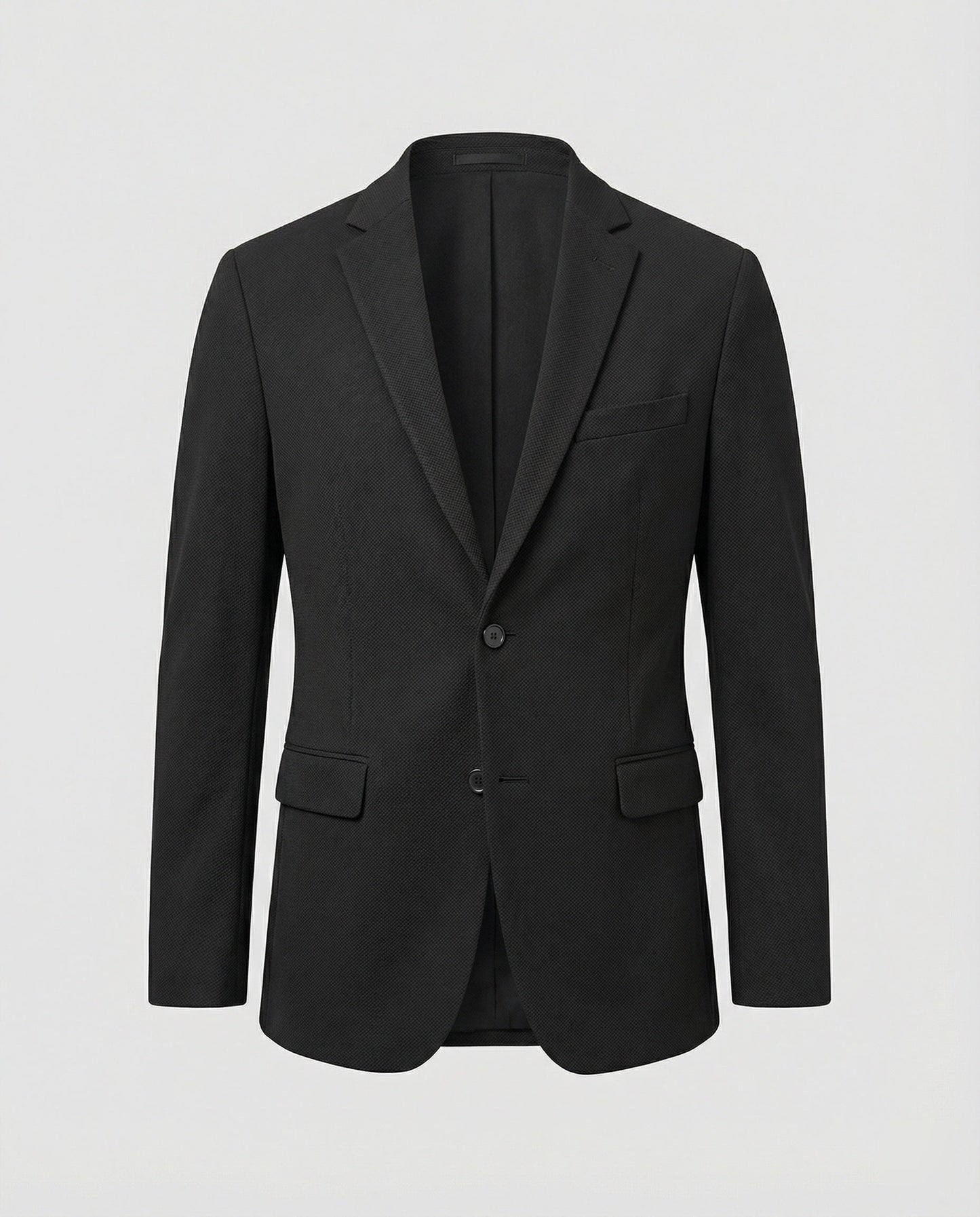 Blazer Uomo in Tessuto Strutturato Classico