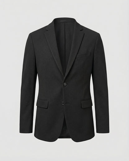 Blazer Uomo in Tessuto Strutturato Classico