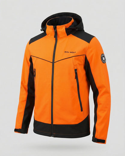 Giacca Outdoor Uomo Impermeabile Riflettente