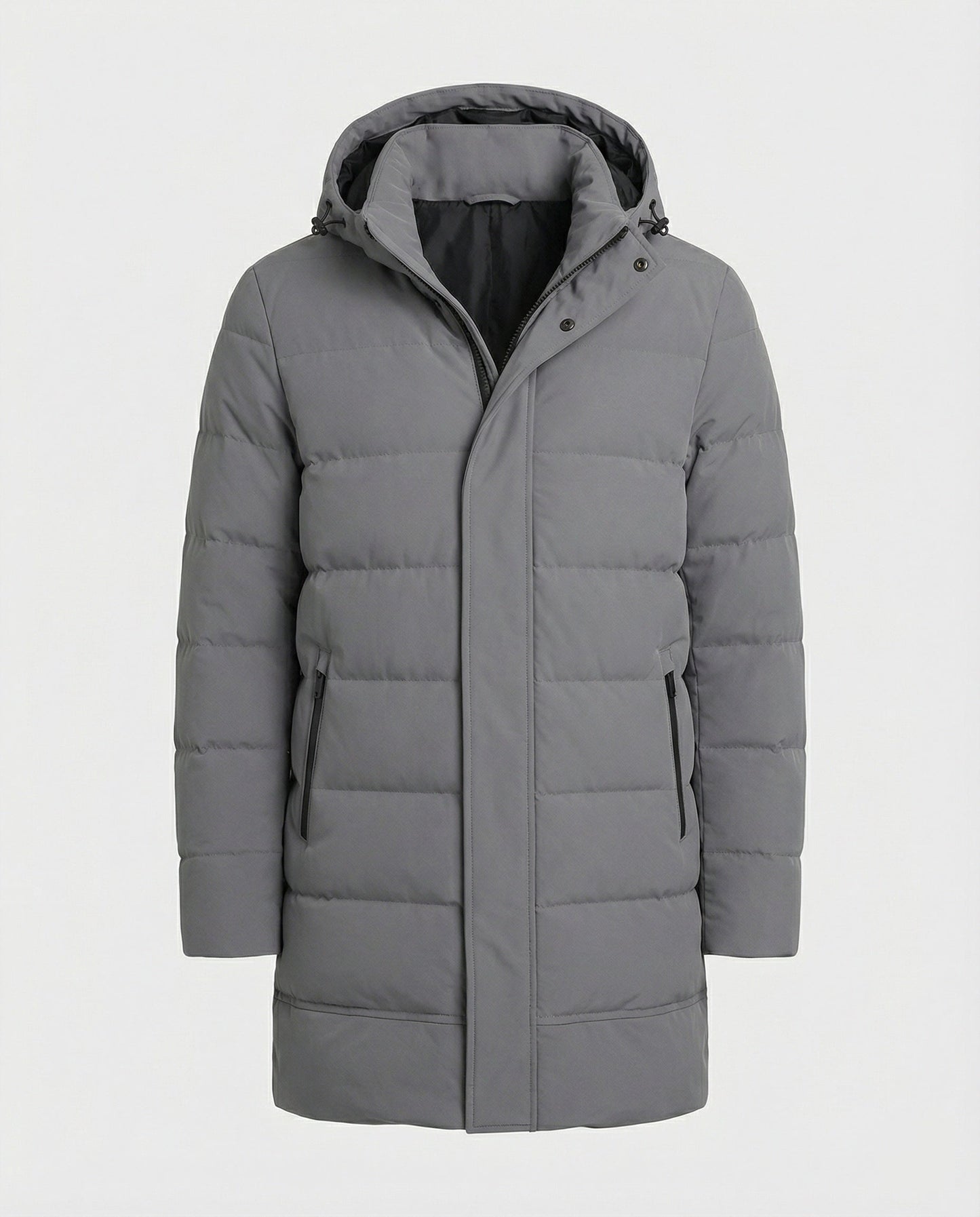 Cappotto Invernale Uomo Imbottito con Cappuccio Casual