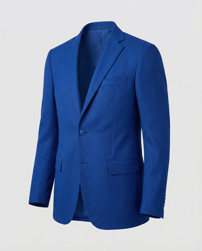 Blazer Uomo in Tessuto Strutturato Classico