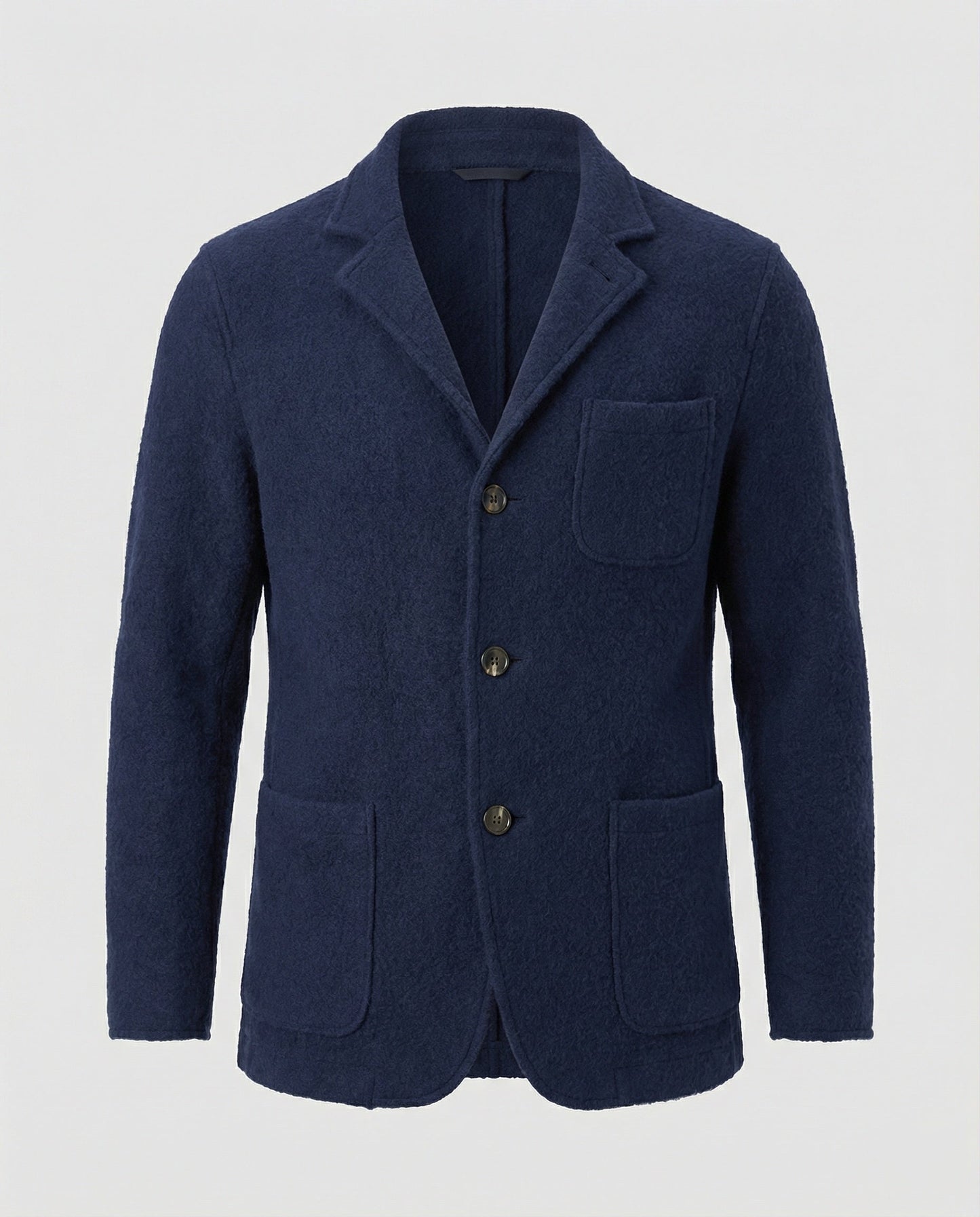 Cardigan Uomo Elegante Maglia Scollo Aperto Taglio Comodo