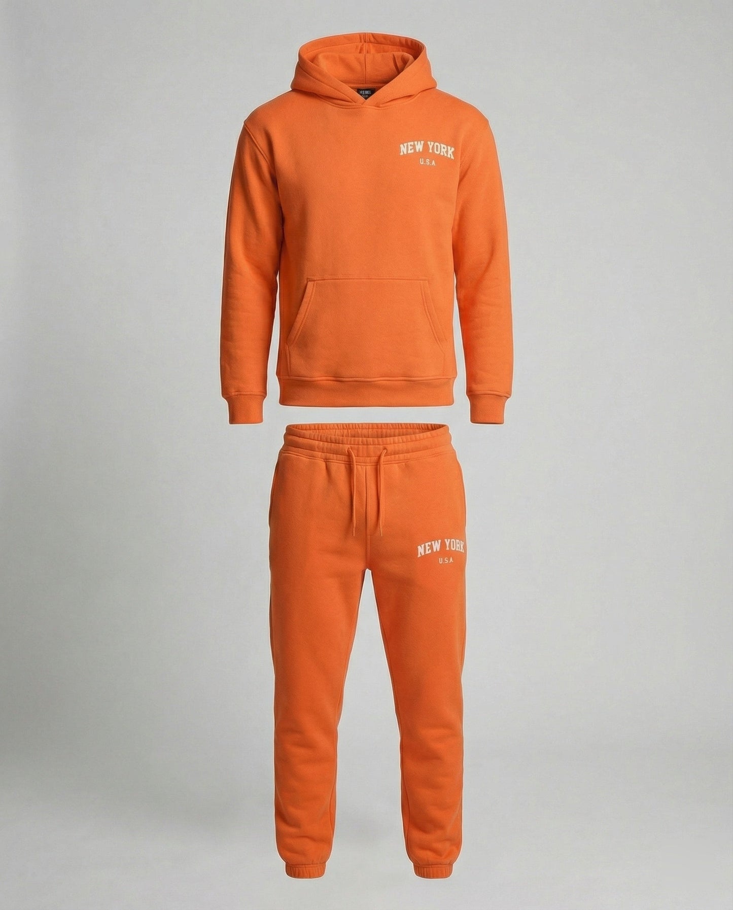Tuta Jogging Uomo Felpa con Cappuccio Pantaloni Comodi