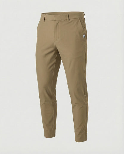 Pantaloni Eleganti Uomo Tessuto Elastico Slim Fit
