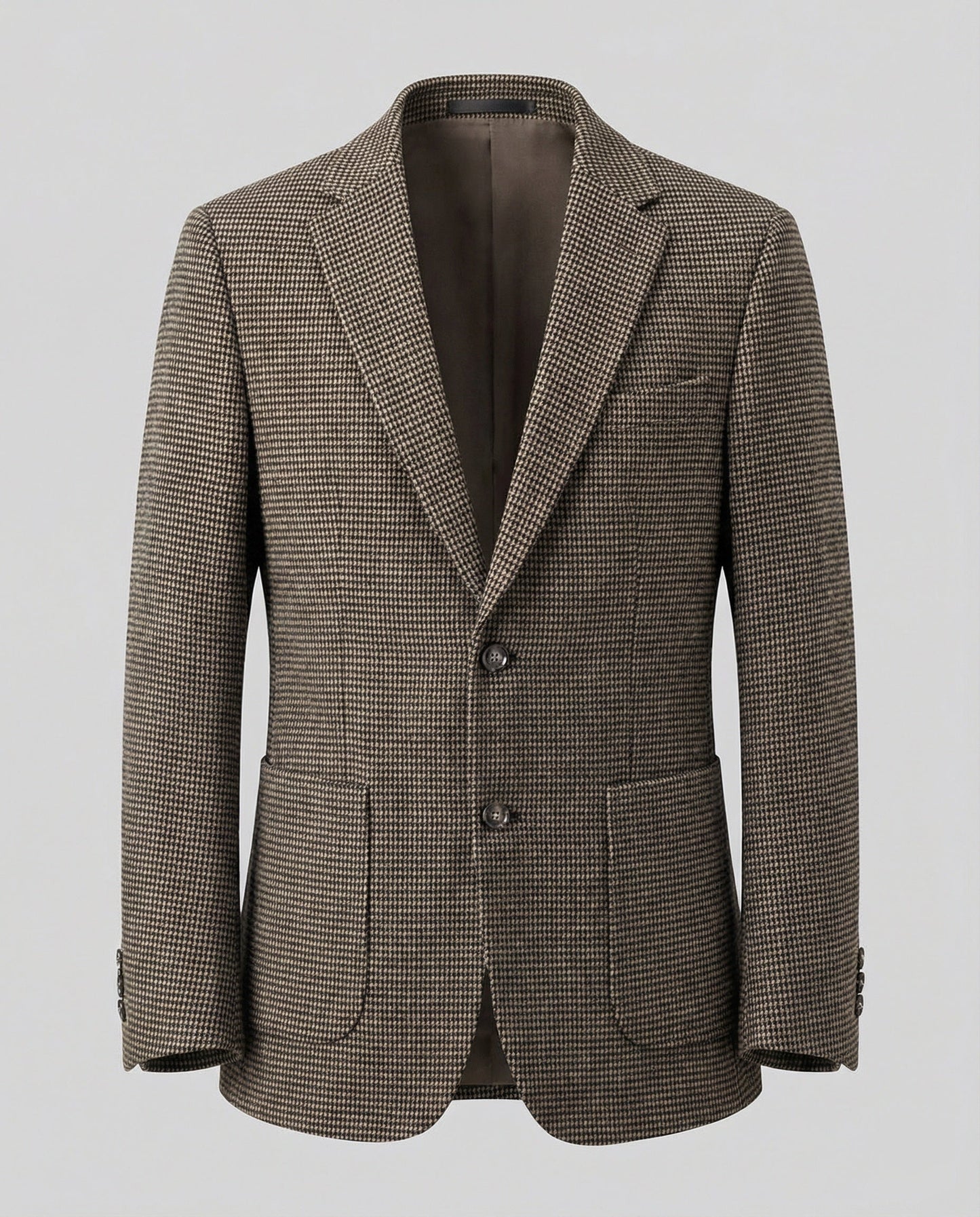 Giacca Uomo Glencheck con Revers Classico