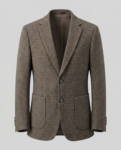 Giacca Uomo Glencheck con Revers Classico