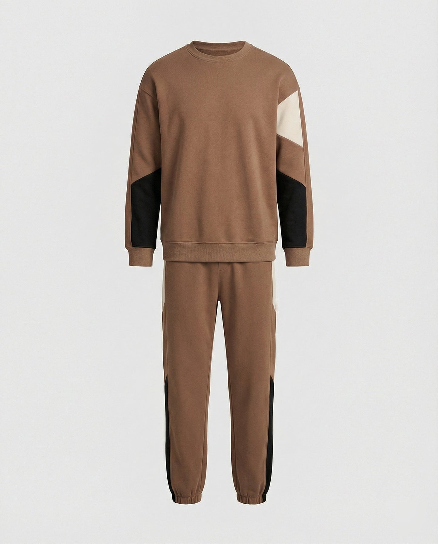 Completo Uomo Felpa con Stampa e Pantaloni Jogging