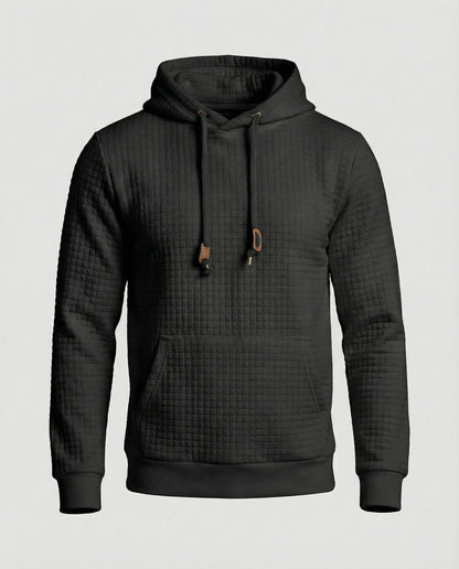 Felpa Uomo Casual con Cappuccio Regular Fit