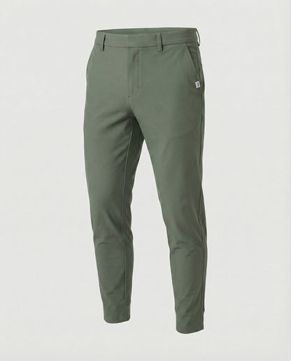 Pantaloni Eleganti Uomo Tessuto Elastico Slim Fit