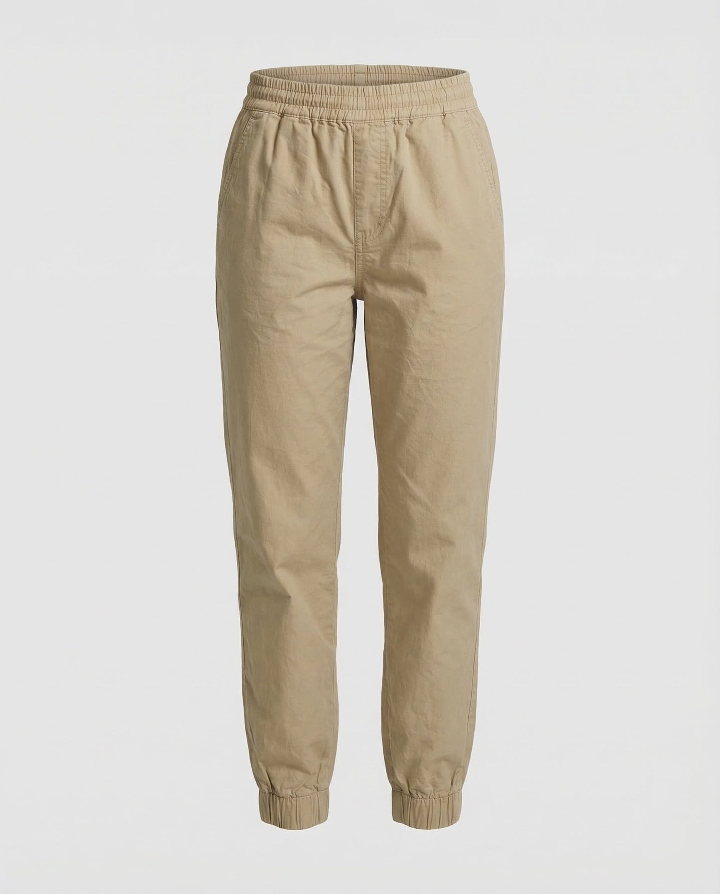 Pantaloni Chino Donna Cotone Vestibilità Jogging