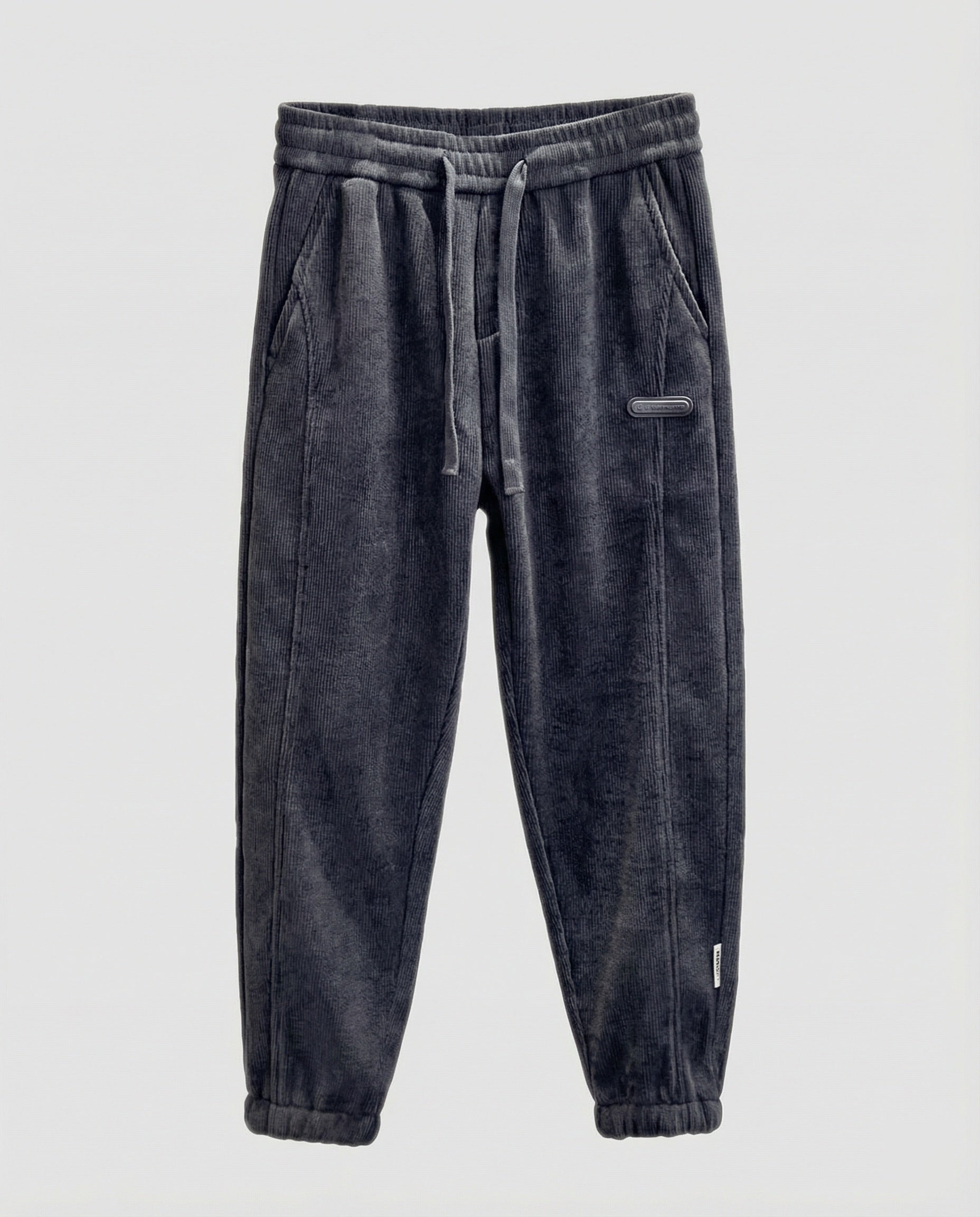 Pantaloni Jogging Uomo Tessuto Rigato Vestibilità Stretta - Brentozzi