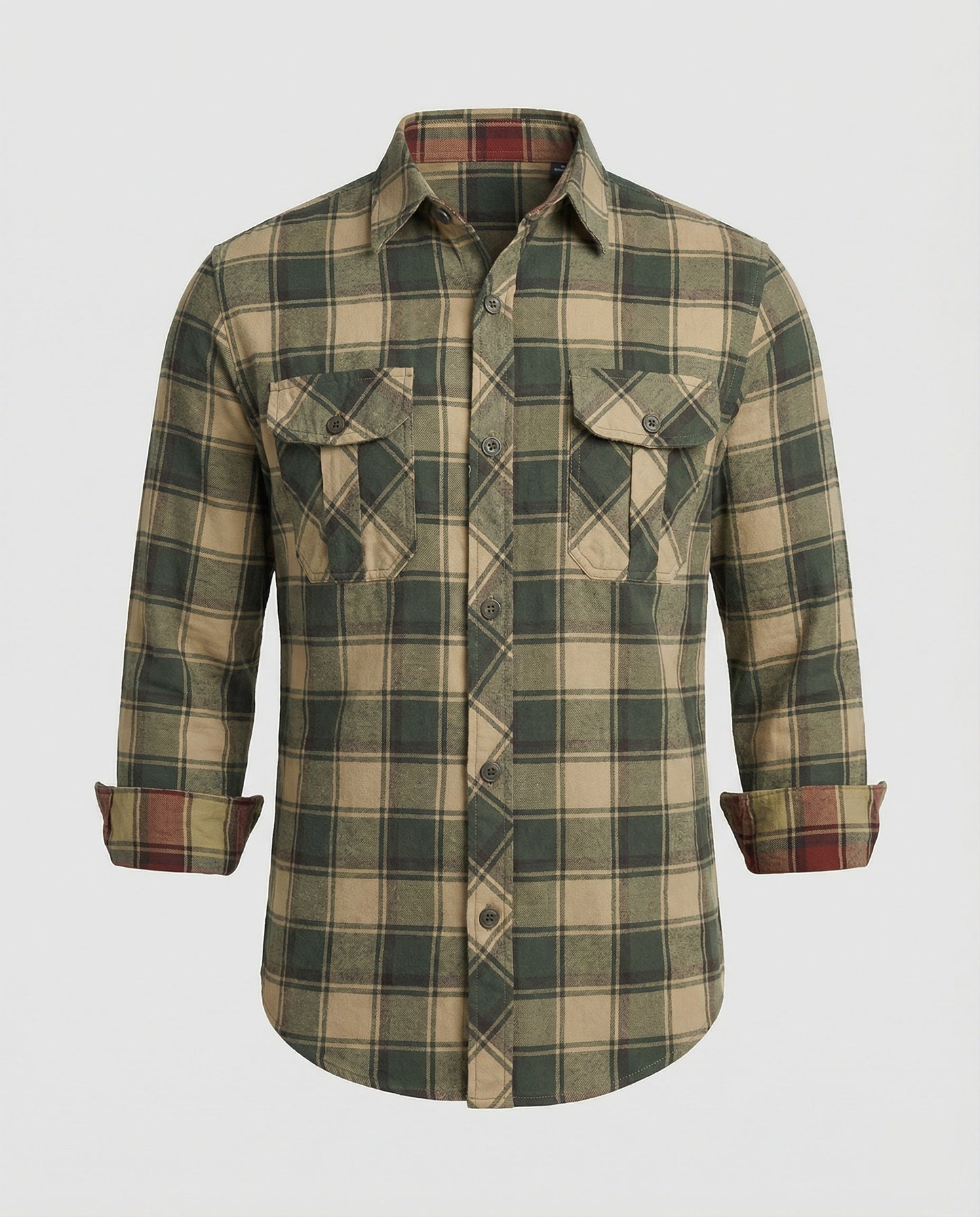 Camicia Uomo in Flanella Manica Lunga - Brentozzi