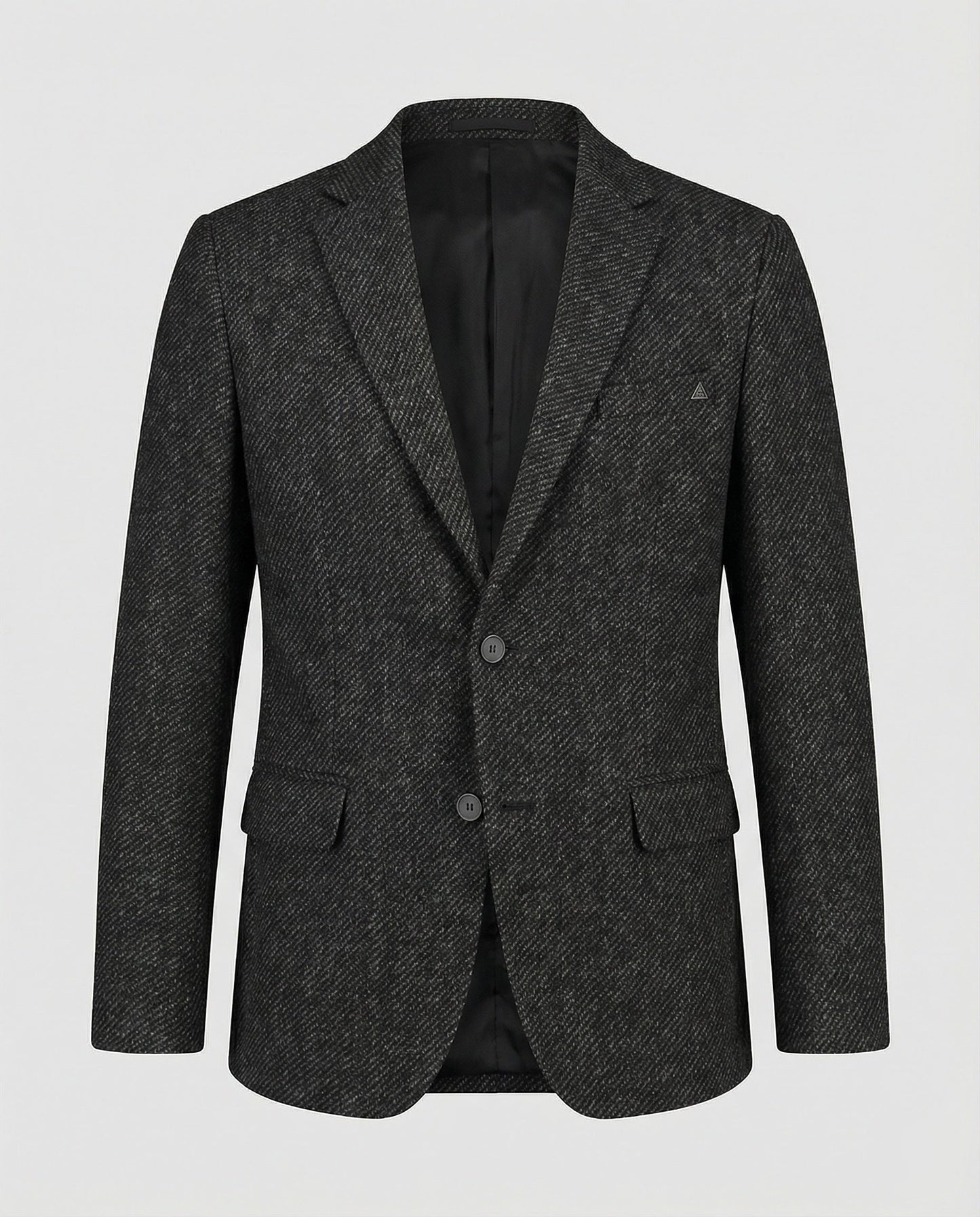 Giacca Uomo in Tweed Slim Fit Due Bottoni - Brentozzi