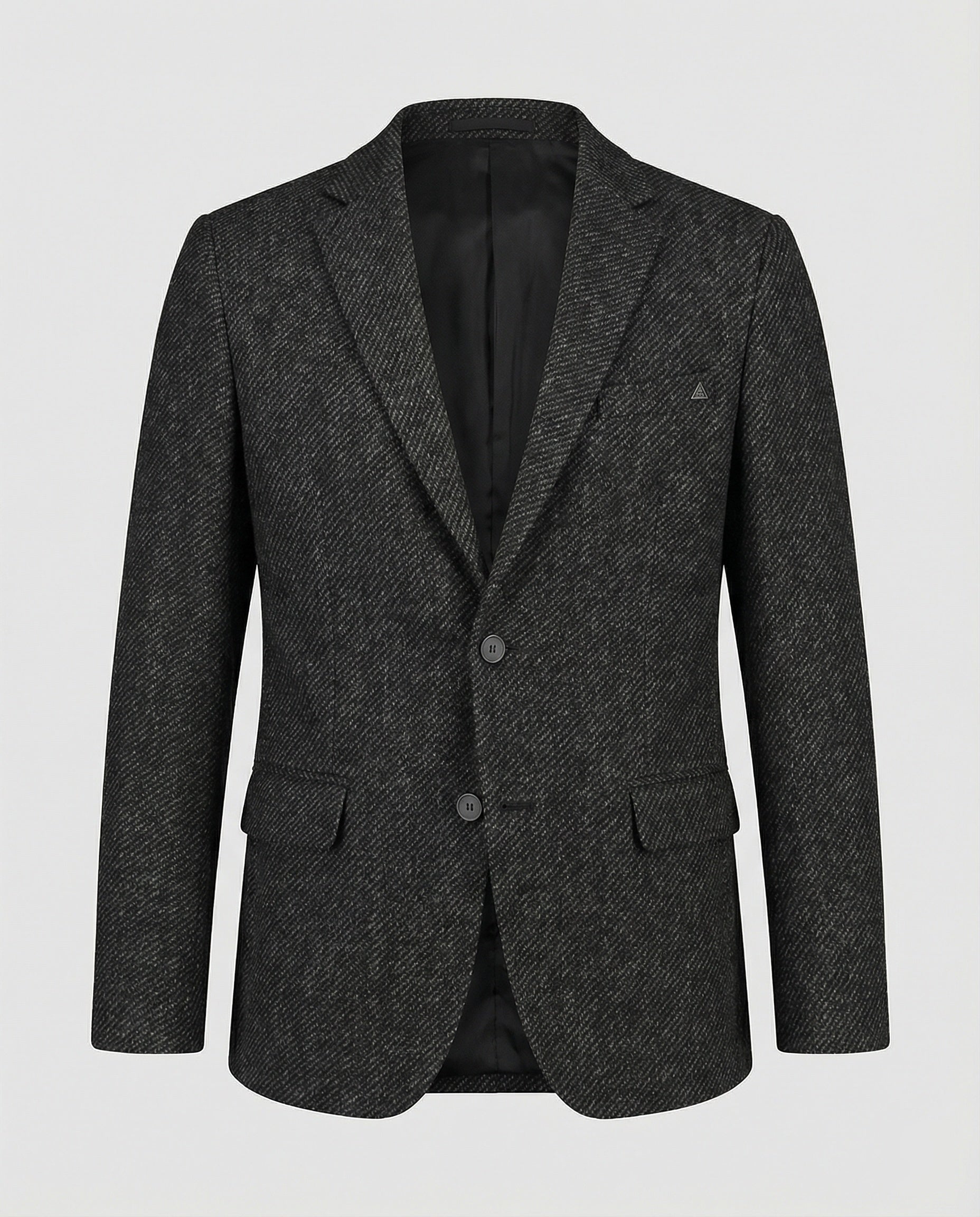 Giacca Uomo in Tweed Slim Fit Due Bottoni - Brentozzi