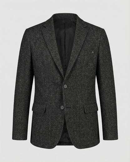 Giacca Uomo in Tweed Slim Fit Due Bottoni - Brentozzi