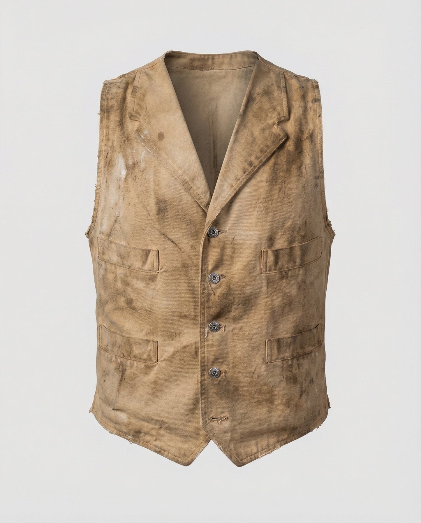 Gilet Moto Uomo in Pelle Stile Biker - Brentozzi
